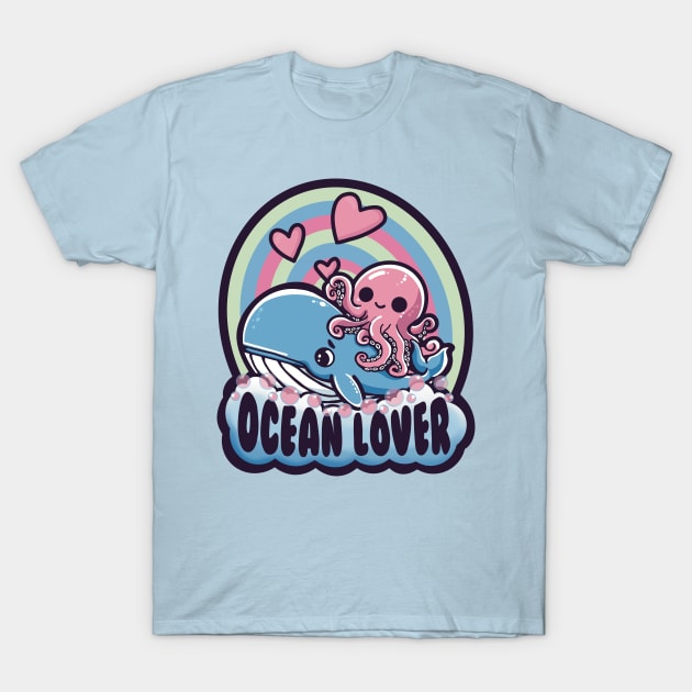 Ocean Lovers Unite T-Shirt by Shotgaming